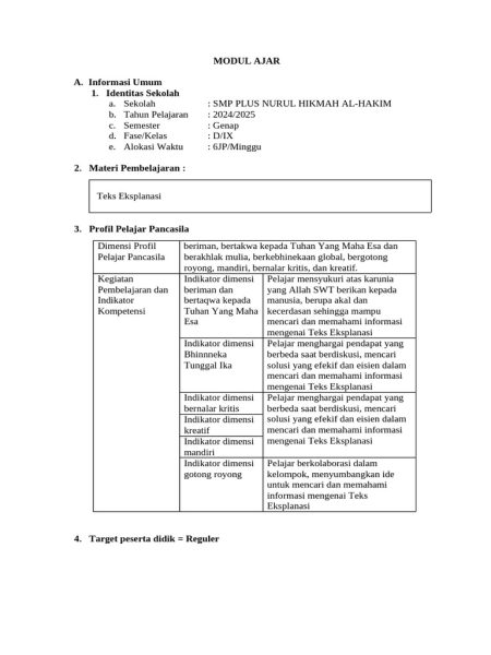 Kunci jawaban teks eksplanasi halaman 104 kelas 9 1724040655