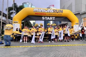Lari menyenangkan ala Minions, ajak remaja dan keluarga hidup aktif Aa1u1s2b