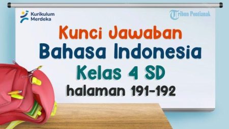 Kunci Jawaban Bahasa Indonesia Kelas 4 Sd Bab 8 Halaman 191 192