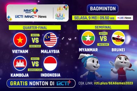 Live hasil dan link streaming bulu tangkis Indonesia Masters 2026, siaran RCTI 17 wakil tuan rumah Link Live Streaming Rcti Cabor Bulu Tangkis Kamboja Vs Indonesia Gratis Gvl