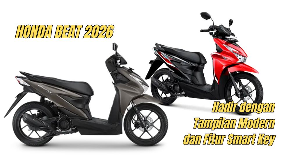 Anggaran Mahasiswa, Gaya Raja! Honda BeAT Pop 2026 Hadir dengan Panel Digital & Soket Listrik!