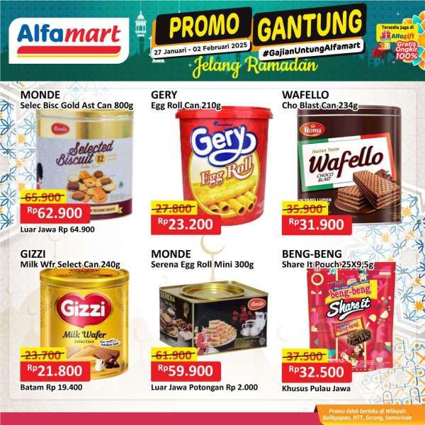 Promo JSM Indomaret dan Alfamart, Minggu 8 Februari 2026: Kecap dan Gula Murah 657001391p