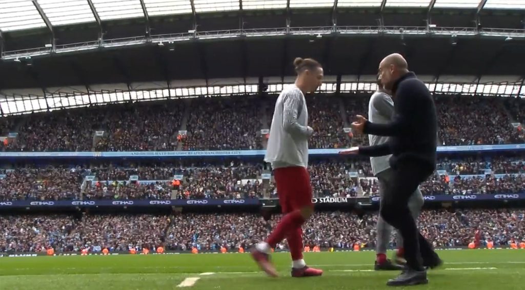 Guardiola Minta Gol Ketiga Man City Disahkan, Bela Bintang Liverpool, Kecewa Keputusan Wasit Guardiola Man City Liverpool