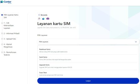 Menggunakan Situs Web Xl