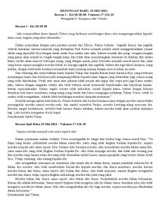 Bacaan Injil Katolik 8 Maret 2026 dan Renungan Harian