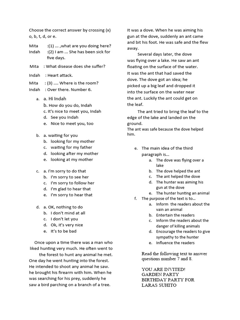 Saya Berangkat Sekolah Bersama Kakak saya? Soal Bahasa Inggris Kelas 1 SD Semester 2