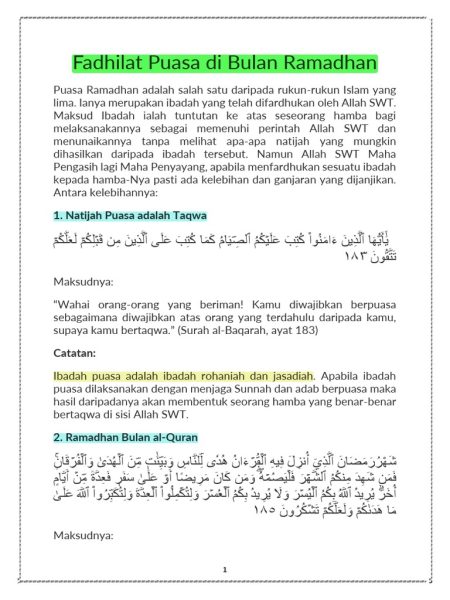 Fadhilah Puasa 17 Ramadhan 1447 H/2026 M, Pahala dan Doa Nuzulul Quran