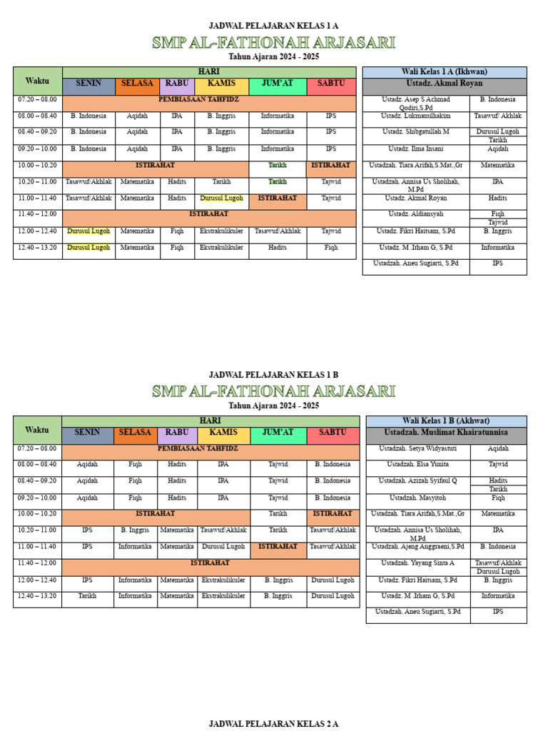 Jadwal Sekolah Siswa SD, SMP, dan SMA Pasca Libur Panjang