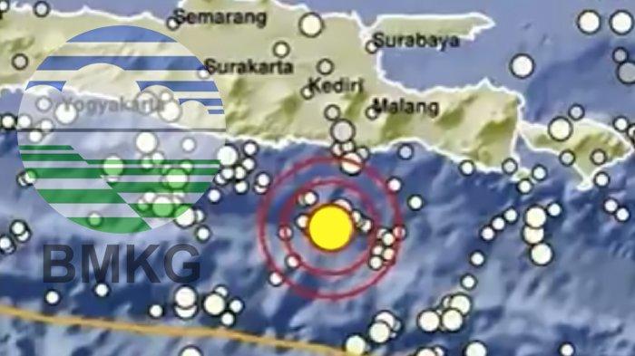 BMKG Deteksi Gempa Blitar Jawa Timur, Sabtu 28 2026, Kedalaman 0 Kilometer