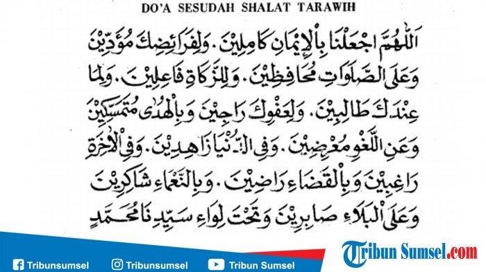 Doa Kamilin Shalat Tarawih Lengkap: Arab, Latin, dan Artinya untuk Ramadan