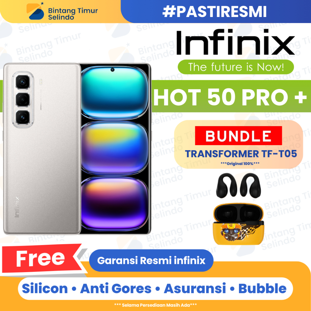 Infinix Hot 50 5G, Baterai 5000 mAh untuk Main Game dan Streaming Sepanjang Hari