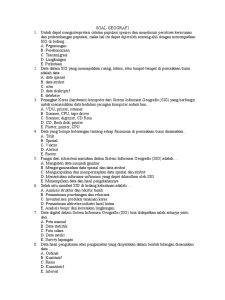 55 Soal Ujian Sekolah Geografi 2026 dan Jawaban Lengkap