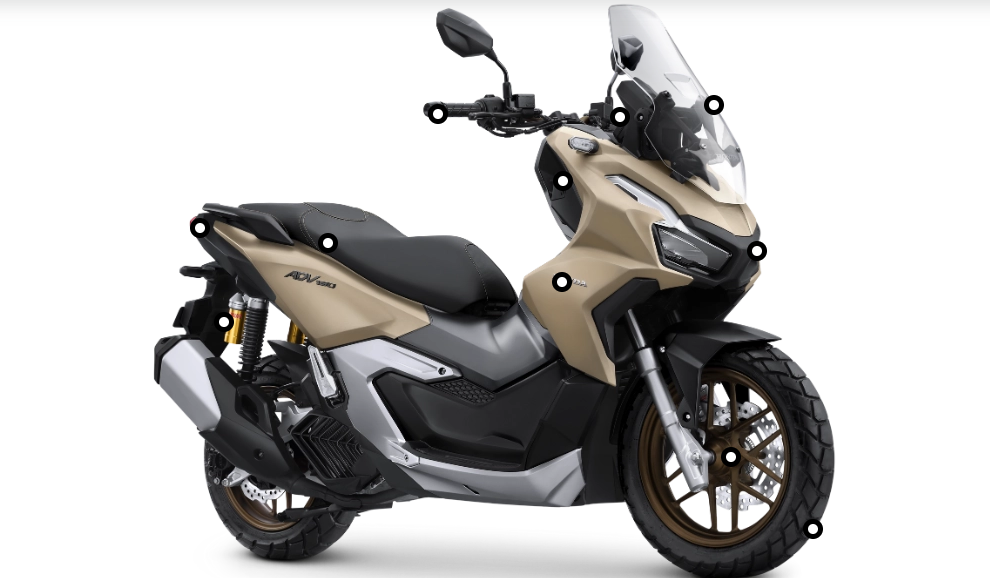 Temukan kenyamanan, gaya maskulin, dan mobilitas maksimal di Honda ADV 160 CBS 2026 Brown