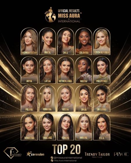 Hasil lengkap Miss Aura International 2026, Indonesia Tak Masuk Peringkat!