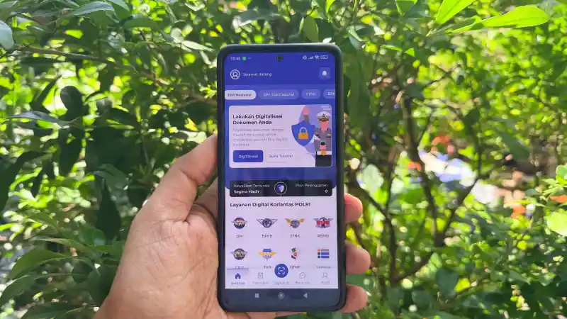 Cara memperpanjang SIM online melalui aplikasi digital Korlantas POLRI, mudah dari HP