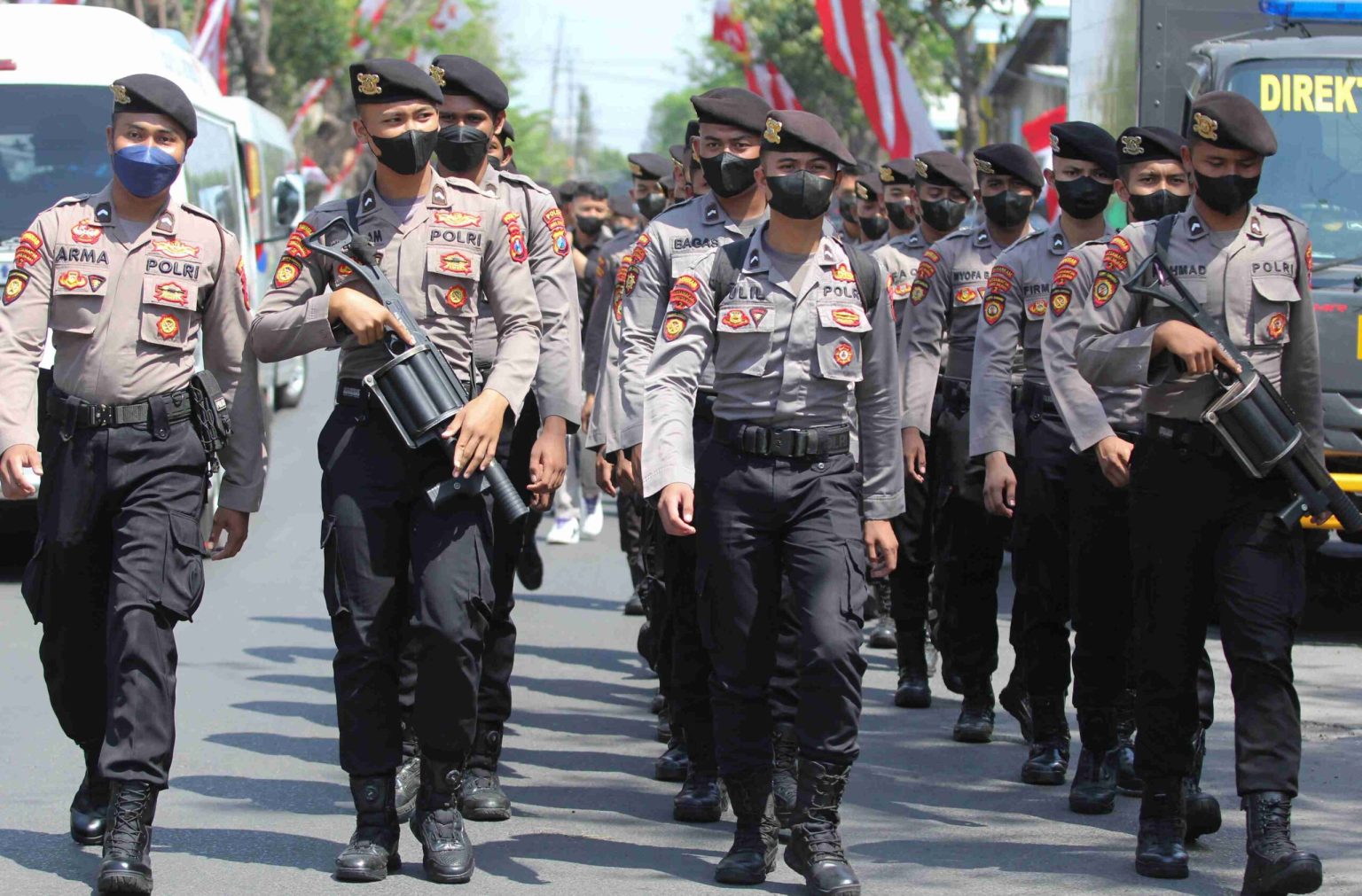 Polisi Periksa TKP di Markas GRIB Jaya Terkait Dugaan Penyanderaan Anak Perempuan Bahar