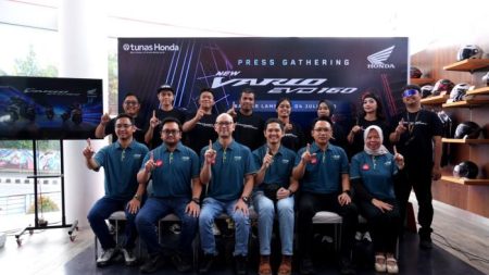 TDM Perkenalkan Skutik Terlaris New Honda Vario Evo 160 di Lampung