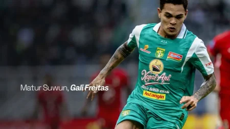 Resmi! Gali Freitas Tinggalkan Persebaya, Tak Masuk Skema Tavares di Super League 2026/2027
