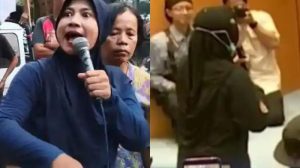 Sosok Anik Sriningsih emak-emak Pati ngamuk di depan pimpinan DPR, ternyata istri Botok