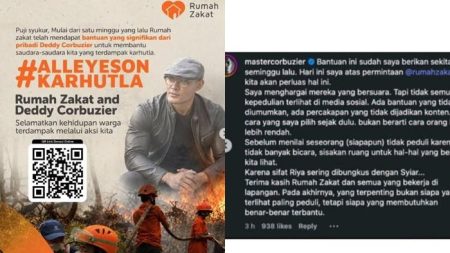 Deddy Corbuzier Bungkam soal Karhutla, Ternyata Diam-Diam Kirim Bantuan