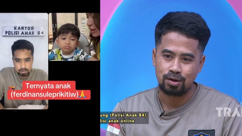 Terkuak! Ini Identitas Asli Polisi “Anak 84” yang Viral Tegur Adzam Susah Makan