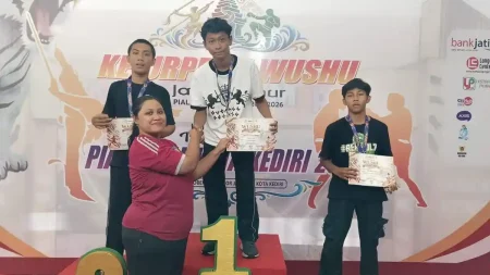 Wushu Kabupaten Kediri raih 25 medali di Kejurprov Jatim 2026, Sulthon kalahkan atlet Puslatda